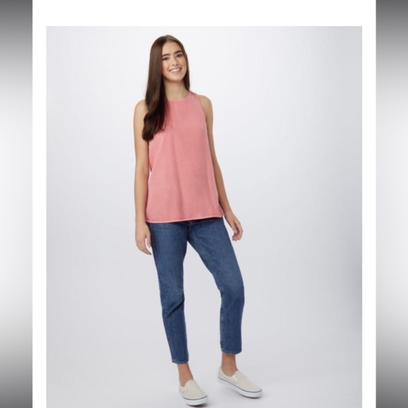 Tentree Women’s Harbour Tank colour Quartz Pink size S - Picture 2 of 12